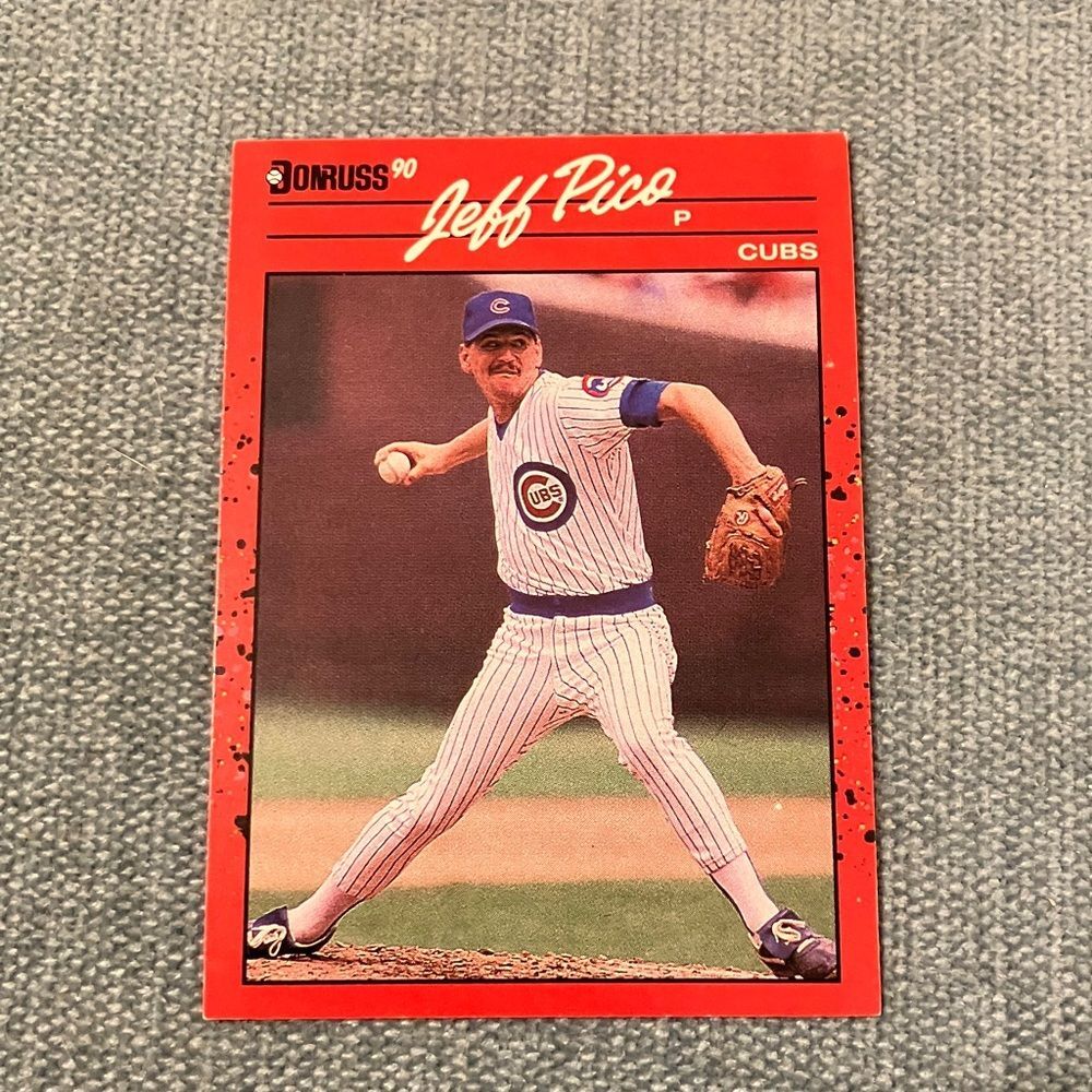 1990 Donruss Chicago Cubs Baseball Card Trading Card
